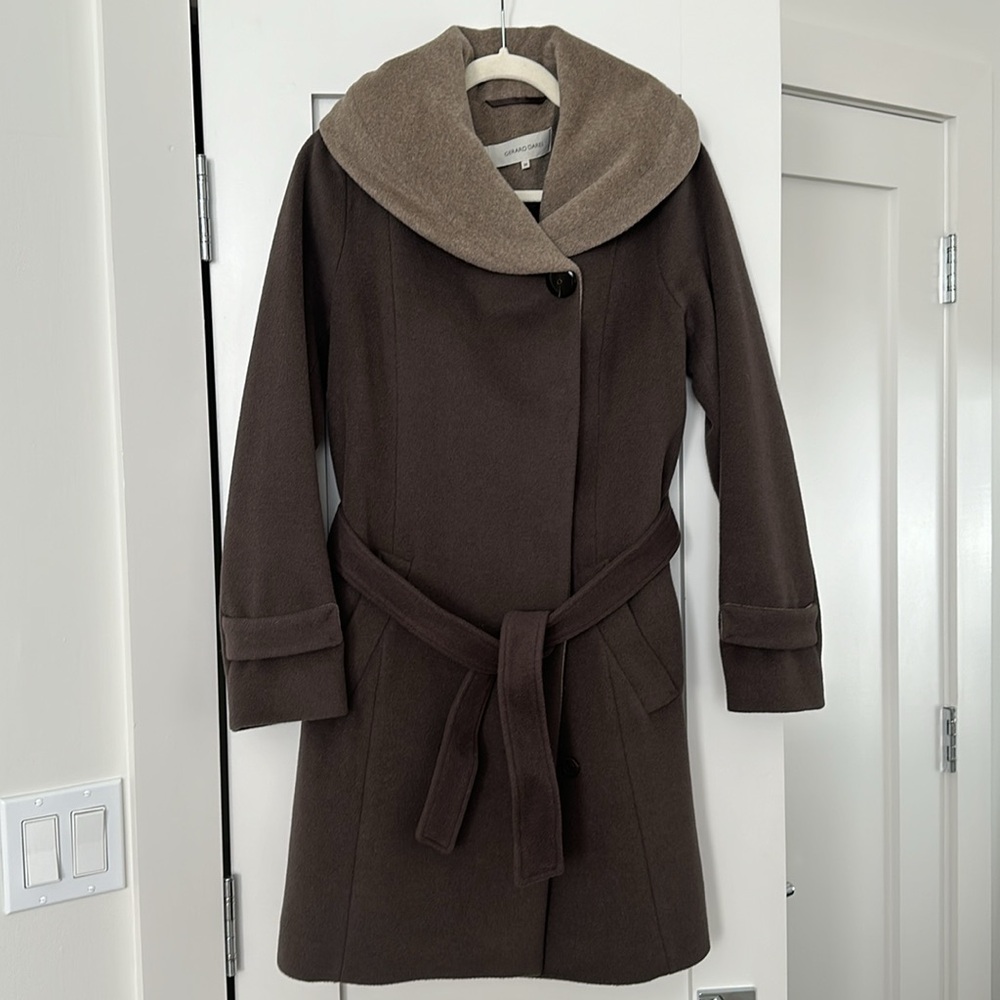 GERARD DAREL WOOL PICCY COAT Size S - 36 warm and soft.